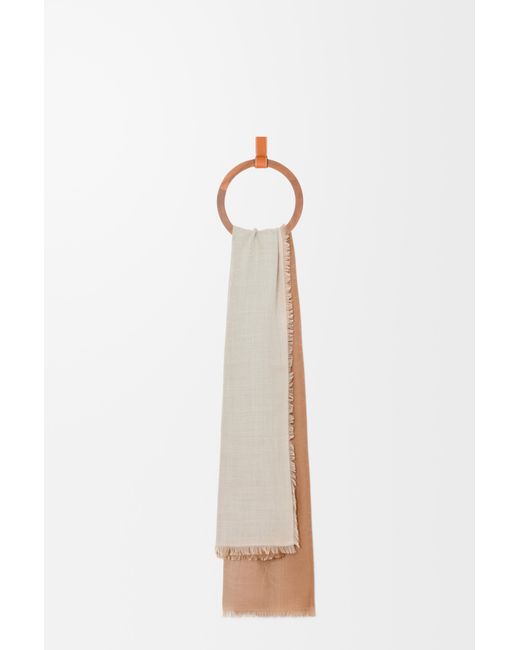 Loewe White Scarf