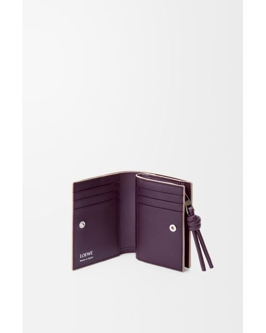 Loewe Green Leather Knot Compact Wallet