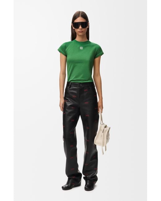 Loewe Green Small Fit T-Shirt