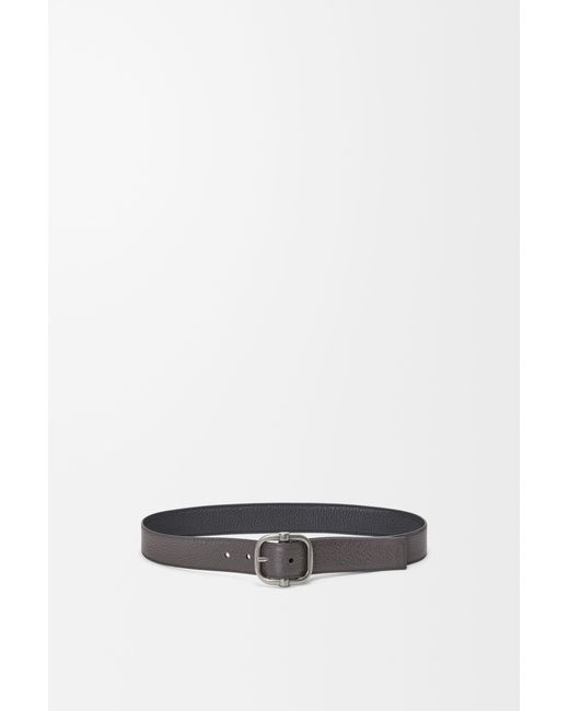 Loewe White Reversible Loop Belt for men