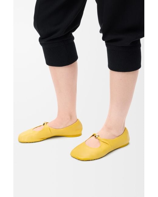 Loewe Yellow Pebble Soft Ballerina