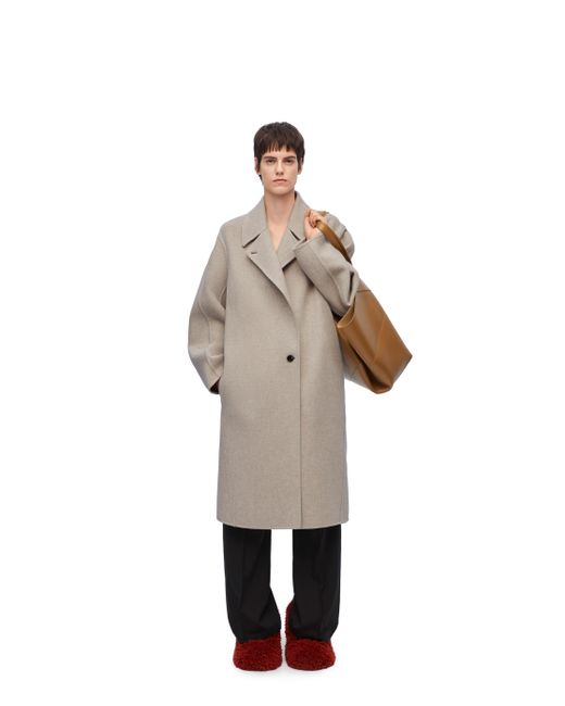 Loewe Natural Wool And Cashmere-blend Coat