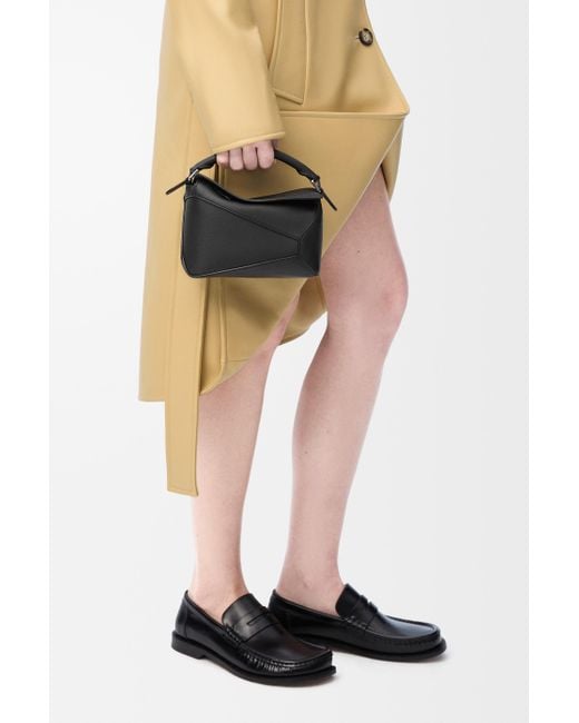 Loewe Blue Mini Puzzle Edge Bag