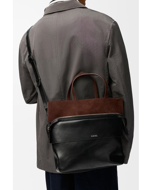 Loewe Black Small Switch Tote for men