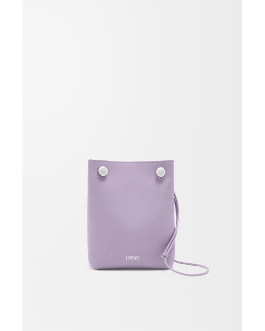 Loewe Purple Pebble Pouch