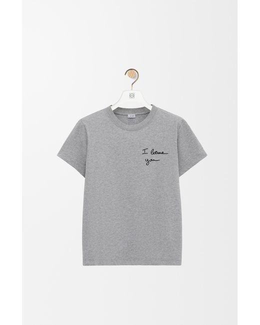 Loewe Gray Regular Fit T-Shirt