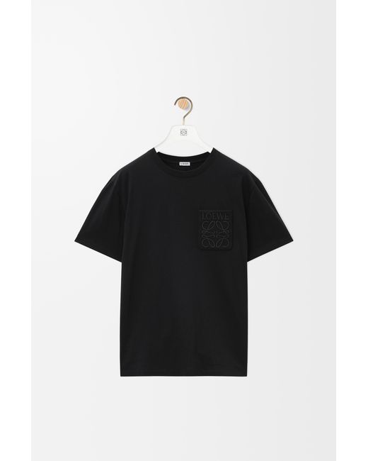 Loewe Black Relaxed Fit T-Shirt for men