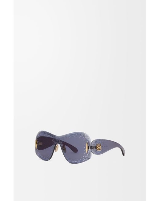 Loewe White Luxury Starry Night Mask Sunglasses