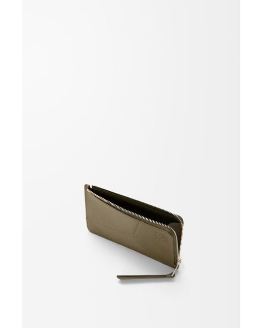 Loewe Green Puzzle Long Coin Cardholder for men