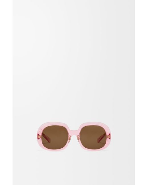 Loewe Multicolor Mini Anagram Steps Square Sunglasses For