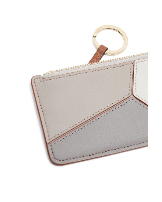 Loewe Puzzle Coin Cardholder In Classic Calfskin in White | Lyst