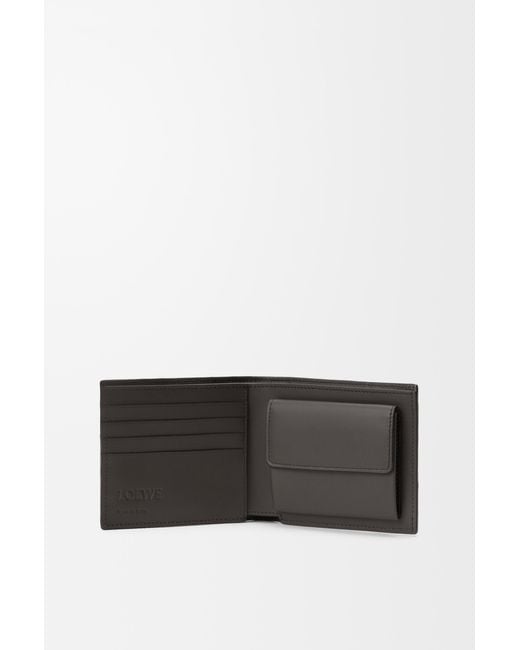 Loewe White Puzzle Bifold Coin Wallet for men