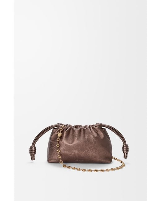 Loewe Brown "Flamenco Purse" Small Handbag