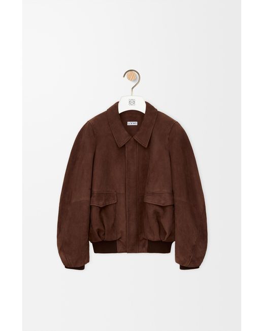 Loewe Brown Bomber Jacket