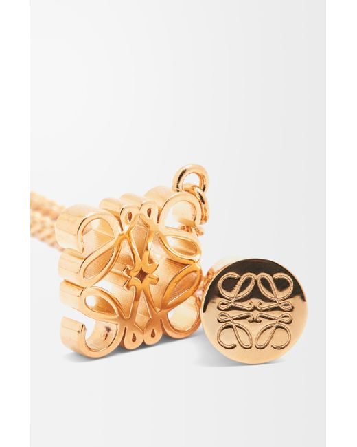 Collar De Metal Personalizable Mujer Loewe de color White