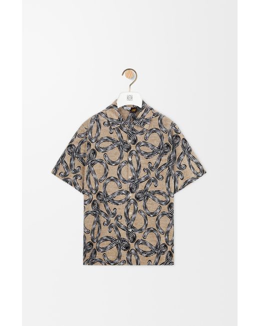 Loewe Multicolor Short Sleeve Shirt for men