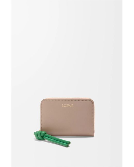Loewe White Zipped Coin Purse