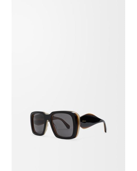 Loewe Black Sierra Square Sunglasses For