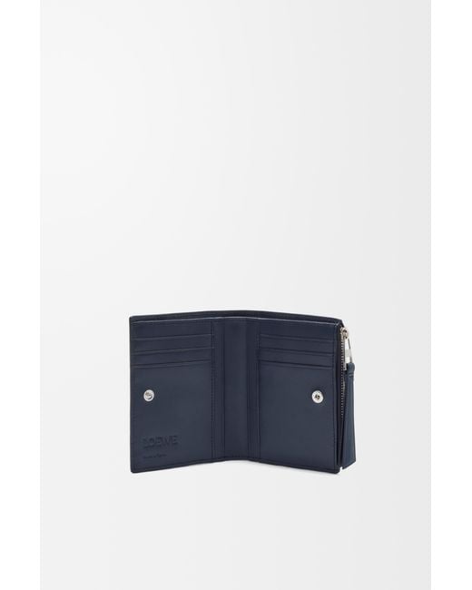 Loewe White Puzzle Slim Compact Wallet for men