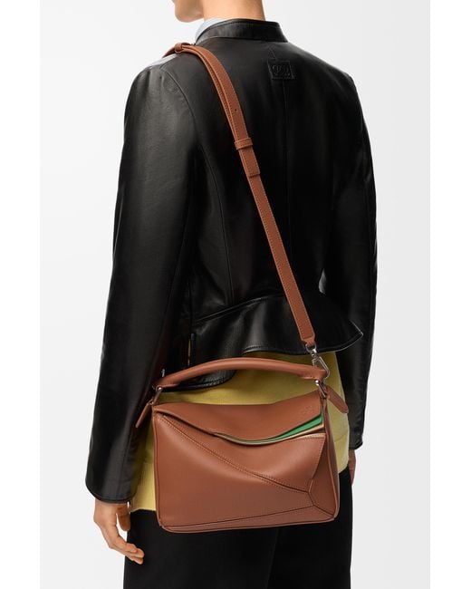 Loewe Black Small Layered Puzzle Bag