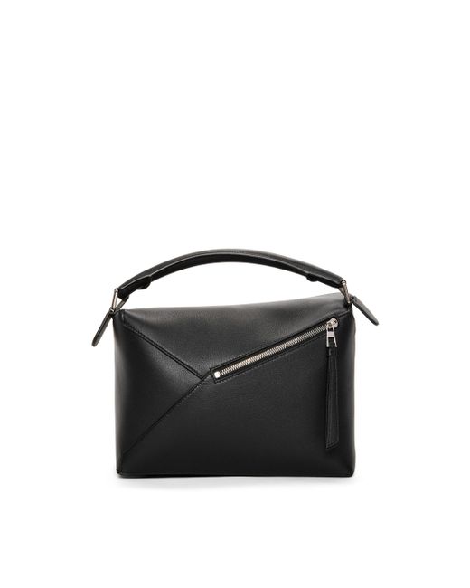 Loewe Blue Luxury Puzzle Bag In Classic Calfskin For
