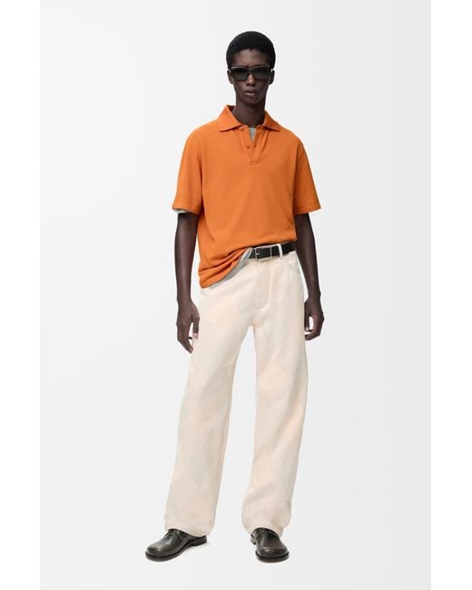 Loewe Orange Polo for men