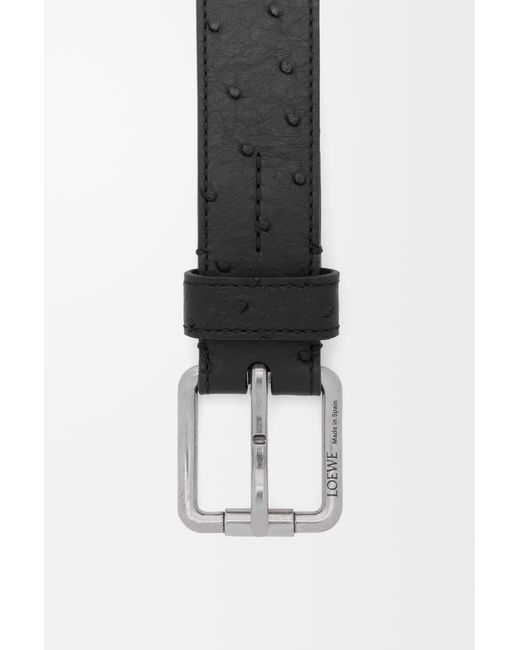 Loewe White Roller Curve Belt for men