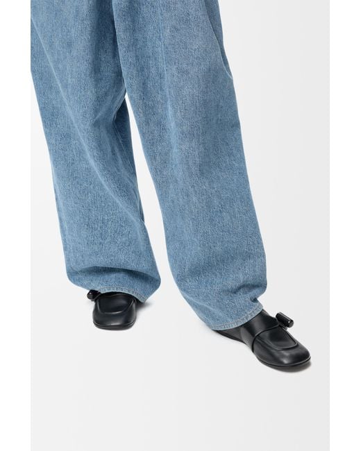 Loewe White Toggle Loafer