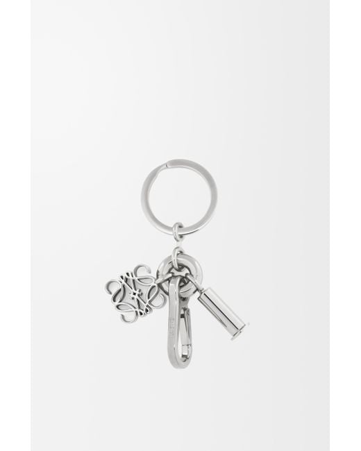 Loewe Metallic Anagram Keyring For