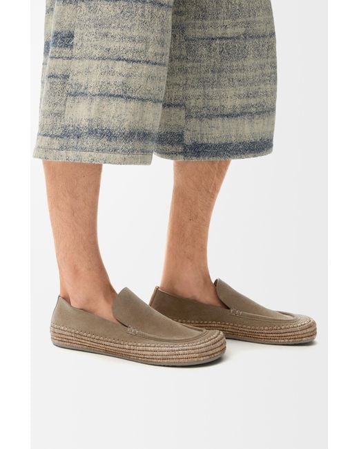 Loewe White Rio Loafer for men