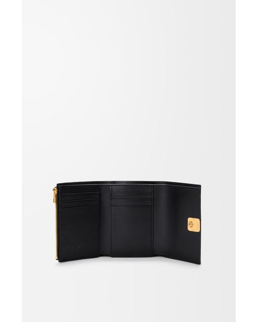 Loewe White Anagram Small Vertical Wallet