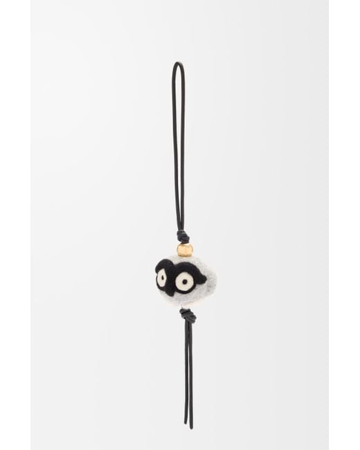 Loewe White Owl Charm
