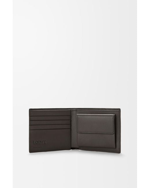 Loewe White Puzzle Bifold Coin Wallet for men