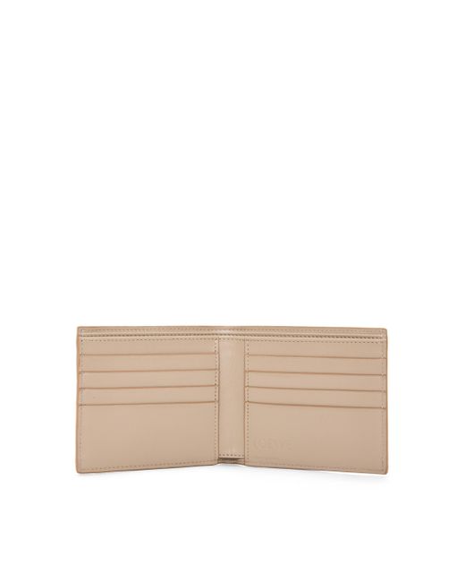 Loewe Natural Luxury Bifold Coin Wallet In Soft Grained Calfskin for men