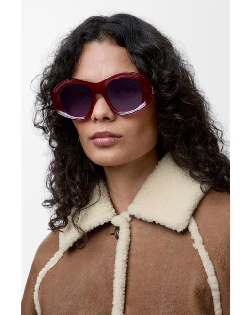 Loewe Multicolor Beveled Pentagon Sunglasses For