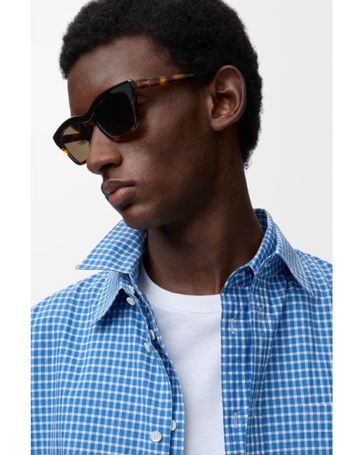 Loewe Brown Sigma Slim Sunglasses For for men