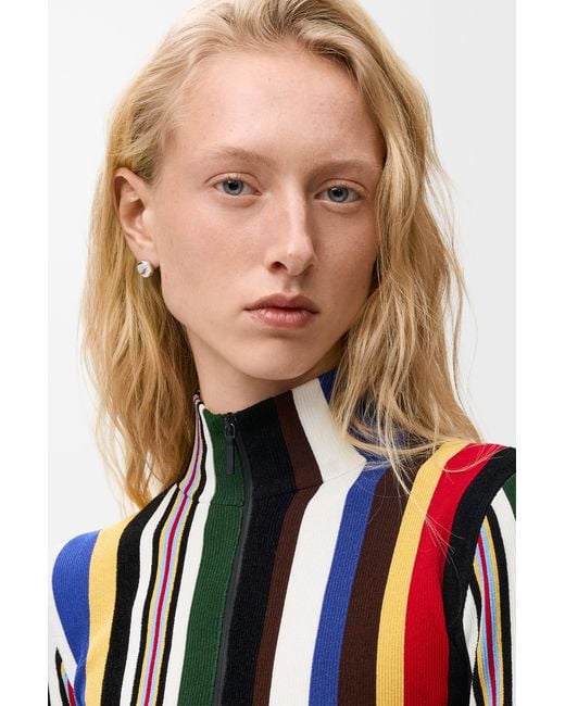 Loewe Metallic Anagram Pebble Stud Earrings