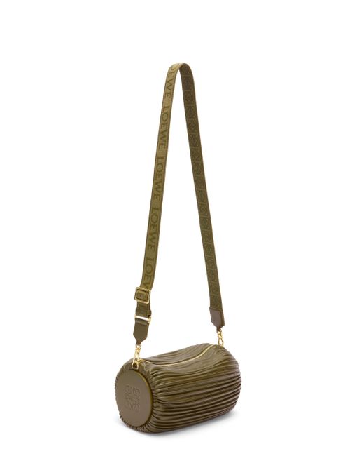 Loewe Natural Large Bracelet Pouch In Pleated Nappa