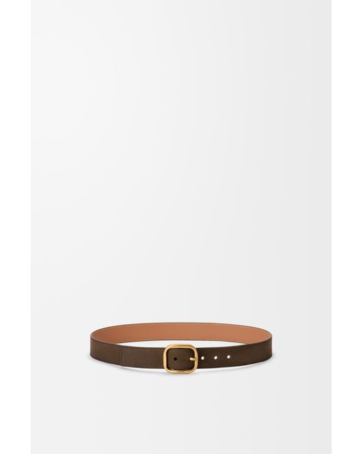 Loewe White Rounded Soft Belt
