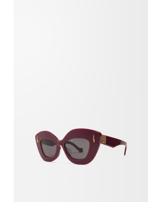 Gafas De Sol Retro Screen Mujer Loewe de color White