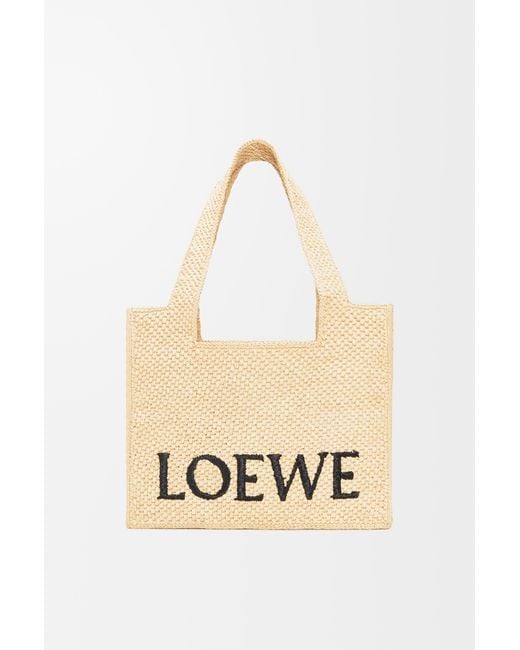 Loewe Metallic Medium Font Tote