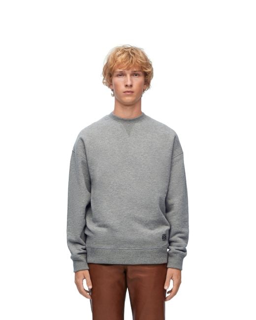 Loewe Multicolor Relaxed Fit Sweatshirt In Cashmere And Cotton for men