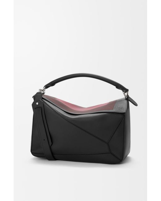 Loewe Black Large Puzzle Bag for men