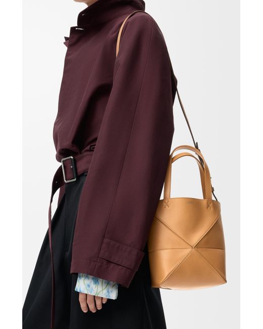 Loewe Blue Mini Puzzle Fold Tote