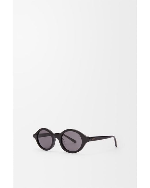 Loewe White Epsilon Slim Sunglasses Hombre for men