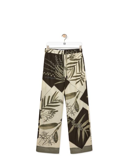 Loewe Multicolor Luxury Pyjama Trousers In Cotton And Silk