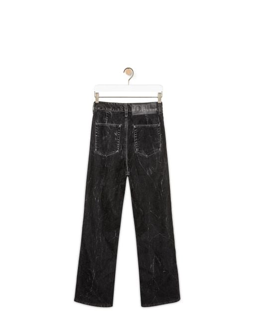Loewe White Luxury Bootleg Jeans In Denim for men