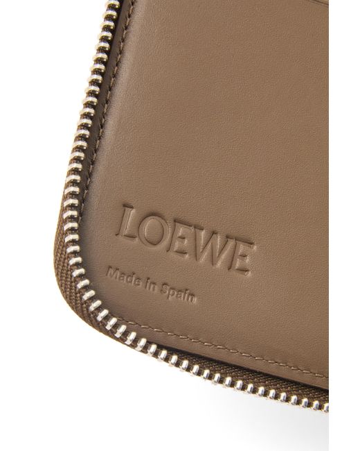 Loewe Natural Luxury Puzzle Zipped Open Wallet In Classic Calfskin For for men