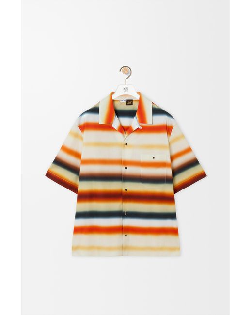 Loewe Orange Short Sleeve Shirt for men