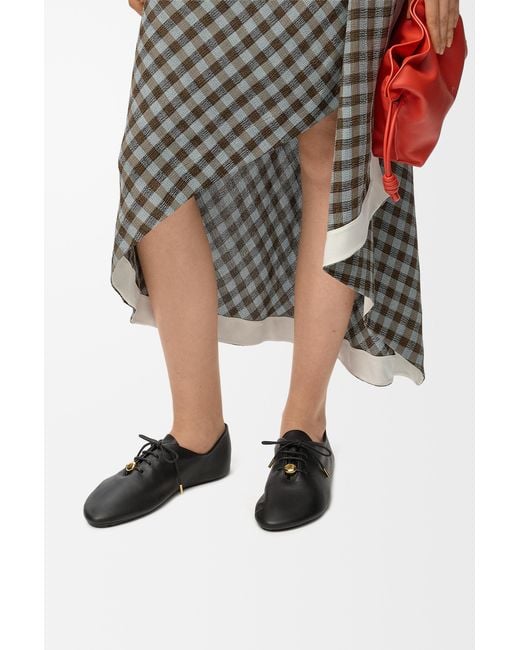 Loewe White Pebble Soft Lace-Up
